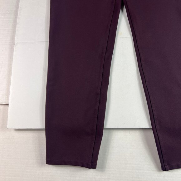 Spanx Pants Women's 36x28* Ponte Slim Straight High Rise Purple Stretch Tag XXL - Picture 6 of 16